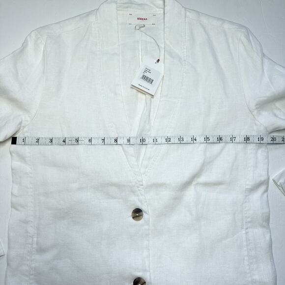 Xirena Layla White Linen Jacket Size XS New - Picture 12 of 16